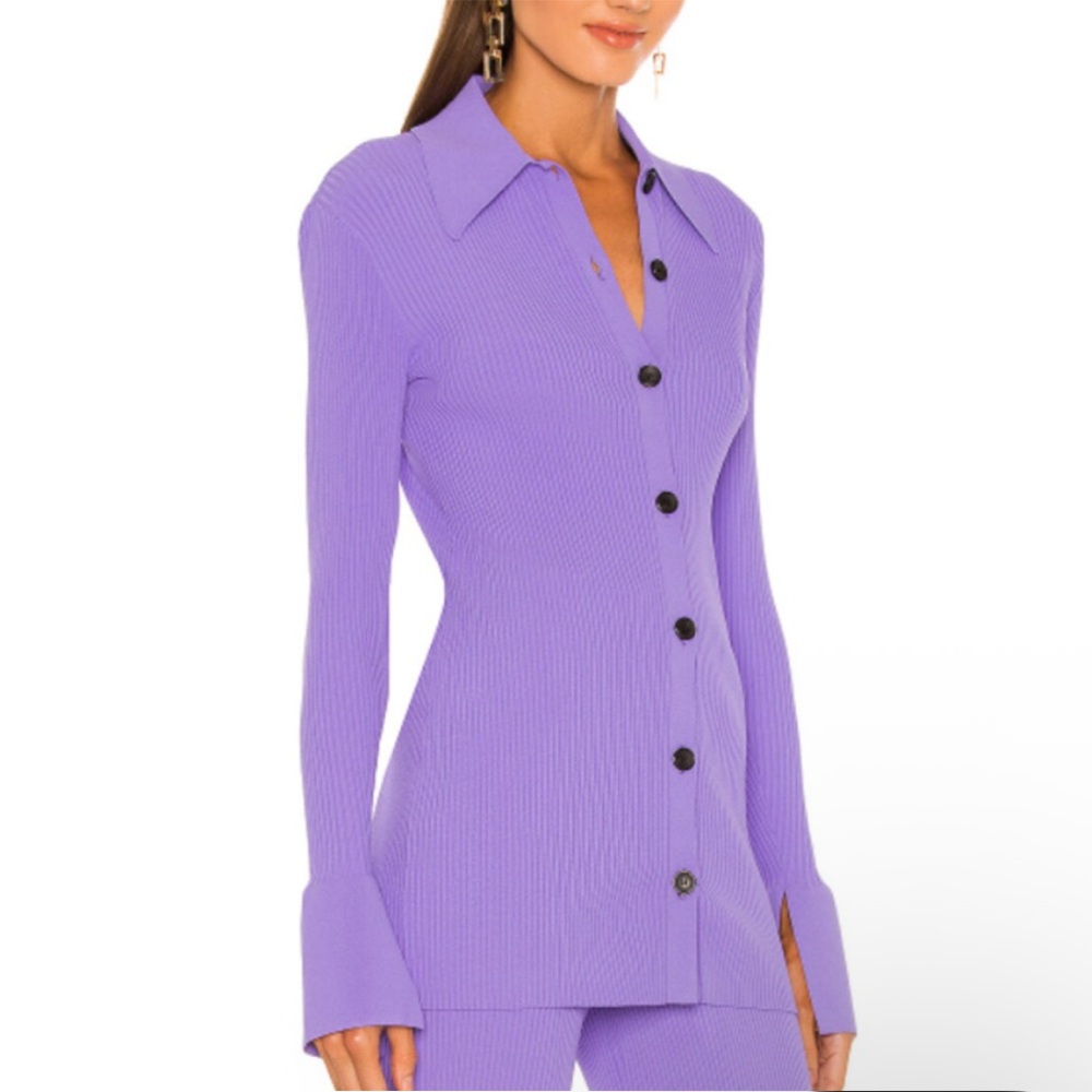 A.L.C. Amethyst Eleanor Cardigan Sweater Size Large